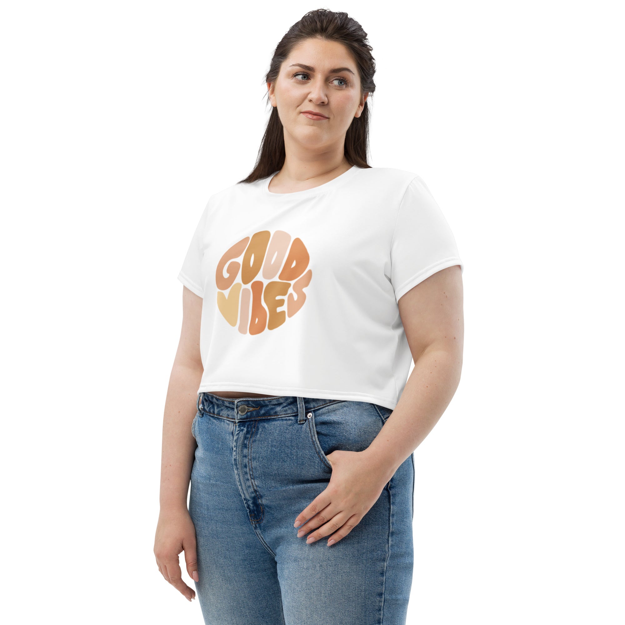 SHE REBEL - Good Vibes Crop Top